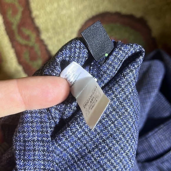 BONOBOS Size 44R Finest Italian Wool Suit Jacket Athletic Fit MARZOTTO MiniPlaid - Picture 14 of 16